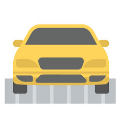 Car flooding Royalty Free Vector Image - VectorStock