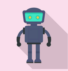 Bot robot icon simple style Royalty Free Vector Image