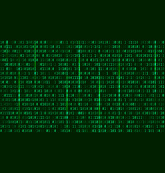 Digital binary data and streaming binary code Vector Image