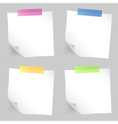 Color sticky notes Royalty Free Vector Image - VectorStock