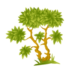 Big Cartoon Tree Royalty Free Vector Image - VectorStock