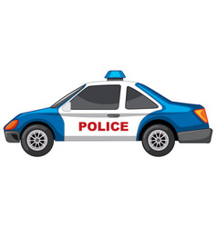 Police car Royalty Free Vector Image - VectorStock