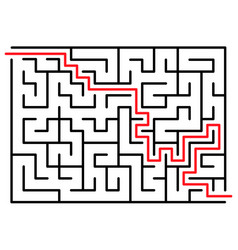 Labyrinth Kids Maze Royalty Free Vector Image - VectorStock