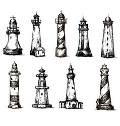 lighthouse draw vector images over 950