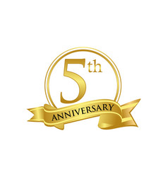 11th anniversary celebration logo Royalty Free Vector Image