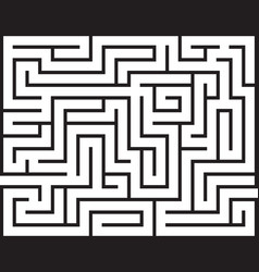 Solvable circular maze element isolated on white Vector Image