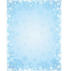 Blue brightness background with christmas balls Vector Image