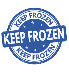 Keep refrigerated sign or stamp Royalty Free Vector Image