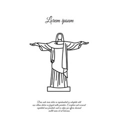 Rio De Janeiro Line Drawing Vector Images 48