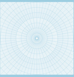 blank polar graph paper protractor pie chart vector image