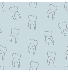 Seamless teeth pattern Royalty Free Vector Image
