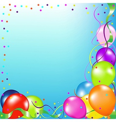 Colorful party balloons Royalty Free Vector Image