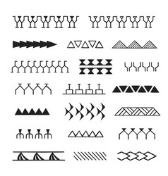 Polynesian tattoo indigenous primitive art Vector Image