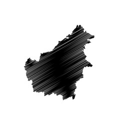 Borneo Map Royalty Free Vector Image Vectorstock