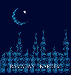 Ramadan greetings background vector