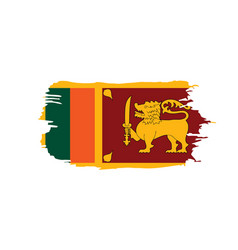 Sri lanka flag Royalty Free Vector Image - VectorStock