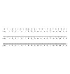 Vertical meter ruler Royalty Free Vector Image