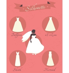 Bridal hairstyle Royalty Free Vector Image - VectorStock