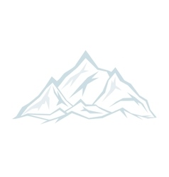 Drawing the mountain range Royalty Free Vector Image