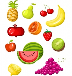 Fruit card Royalty Free Vector Image - VectorStock