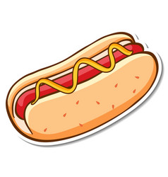 Hot dog Royalty Free Vector Image - VectorStock