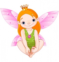 Beautiful red haired princess Royalty Free Vector Image