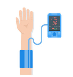 Blood Pressure Monitor Design Royalty Free Vector Image