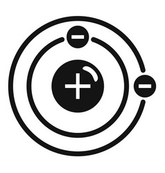 Atom icon simple Royalty Free Vector Image - VectorStock