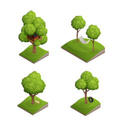 Tree swing Royalty Free Vector Image - VectorStock