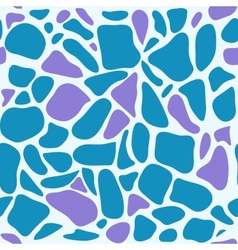 Abstract blue circles frame seamless pattern Vector Image