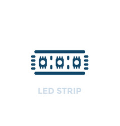 Led stripes icon Royalty Free Vector Image - VectorStock