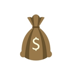 Money bag with us dollar sign royalty free vector image