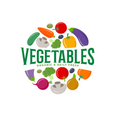 Vegetables seamless pattern Royalty Free Vector Image