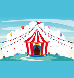 Amusement park Royalty Free Vector Image - VectorStock