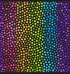 Rainbow dots wallpaper Royalty Free Vector Image