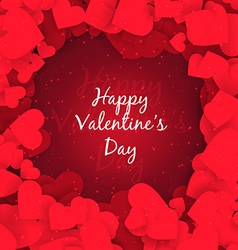 Romantic valentines day card vector