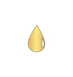 Drop sign Royalty Free Vector Image - VectorStock