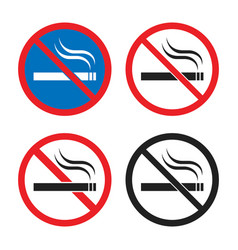 No smoking sign Royalty Free Vector Image - VectorStock