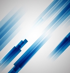 Blue Straight Lines Abstract on Light Background Vector Image