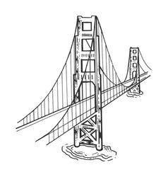 San francisco doodles Royalty Free Vector Image