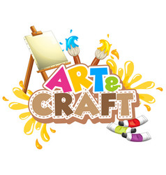 Font design for word art and craft Royalty Free Vector Image