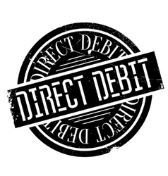 Direct Debit rubber stamp Royalty Free Vector Image