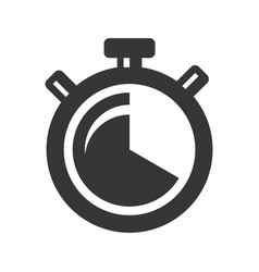 Time icon on white background clock icon time Vector Image