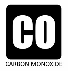 Carbon dioxide symbol Royalty Free Vector Image