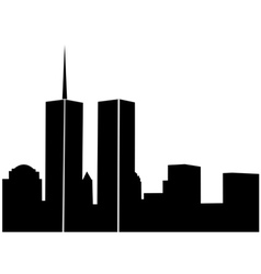 Twin Towers Silhouette Vector Images (over 220)