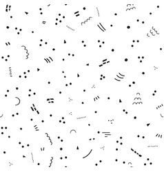 Abstract Doodles Seamless Royalty Free Vector Image