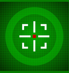 Crosshair reticle viewfinder target graphics Vector Image