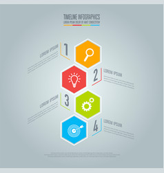 Creative concept for infographic timeline vector ...