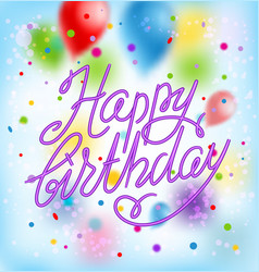 Happy Birthday Purple Background Vector Images (over 6,600)