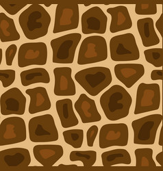 Coloring giraffe seamless pattern Royalty Free Vector Image